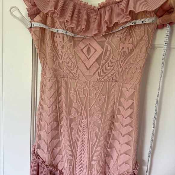 Saints and Secrets Anthropologie Mauve Off-The-Shoulder Dress, NWT, Size M - Picture 6 of 8